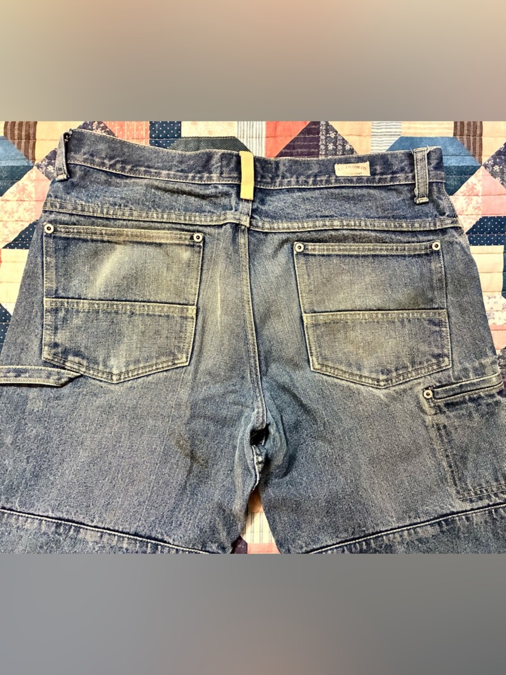 VTG. CC FILSON DOUBLE KNEE HEAVY DENIM JEANS- SIZE 34x32 - Picture 11 of 12